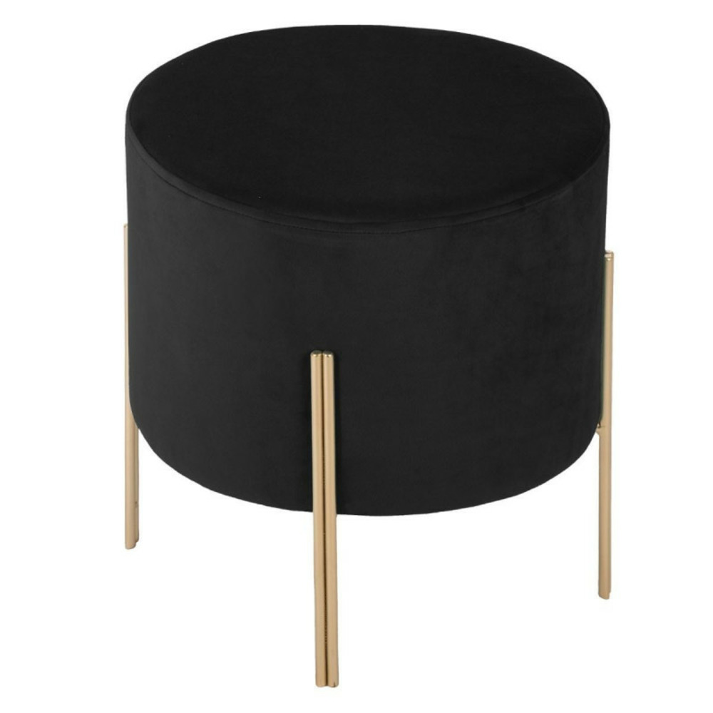 Tabouret en velours 