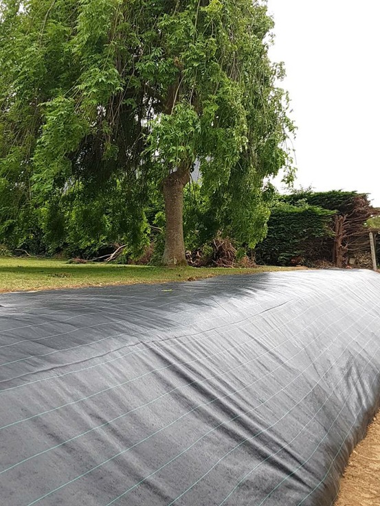 Toile de paillage marron 130 gr/m² - 2.10 x 15 ml