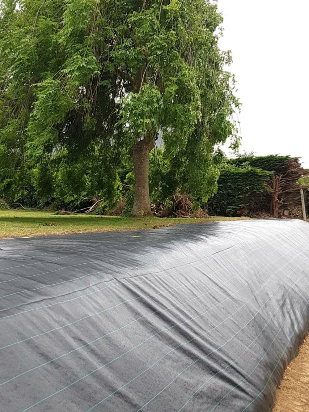 Toile de paillage marron 130 gr/m² - 1.65 x 10 ml