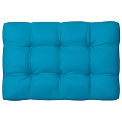 Coussin de canapé palette bleu 120x80x10 cm