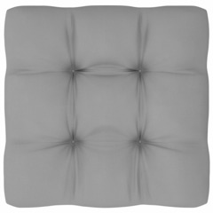 Coussin de canapé palette gris 70x70x10 cm