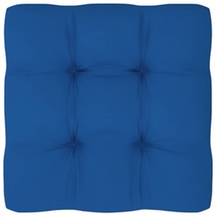 Coussin de canapé palette bleu royal 80x80x10 cm