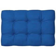 Coussin de canapé palette bleu royal 120x80x10 cm