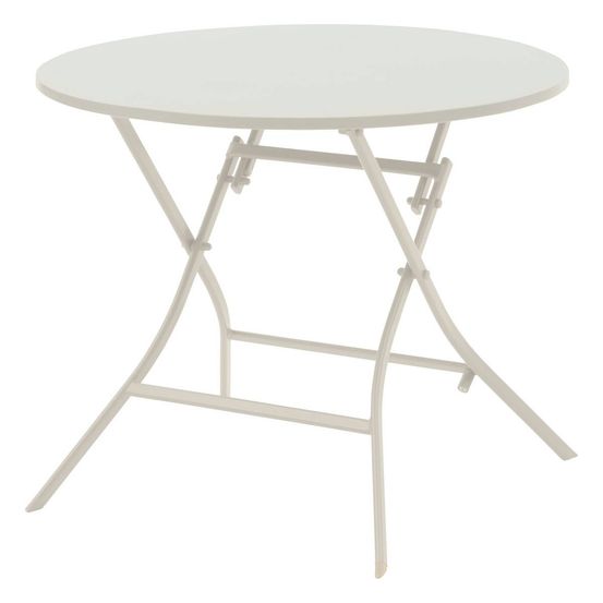 Table de jardin pliante ronde