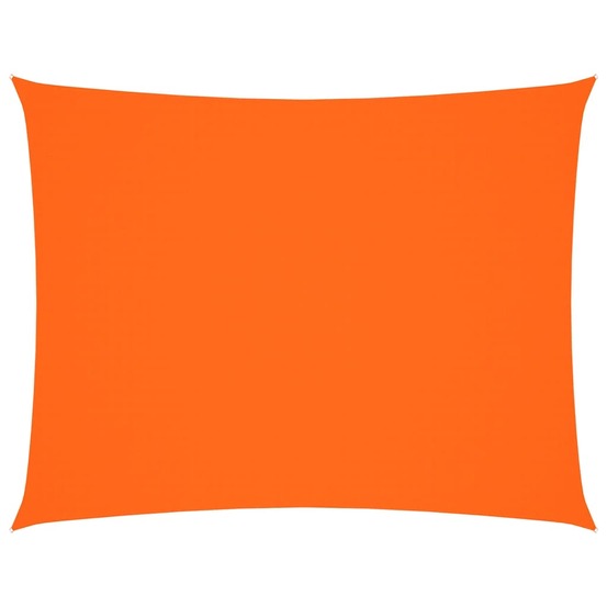 Voile de parasol tissu oxford rectangulaire 5x7 m orange