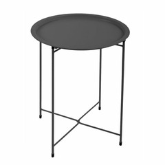 Table d appoint acier - maeva graphite