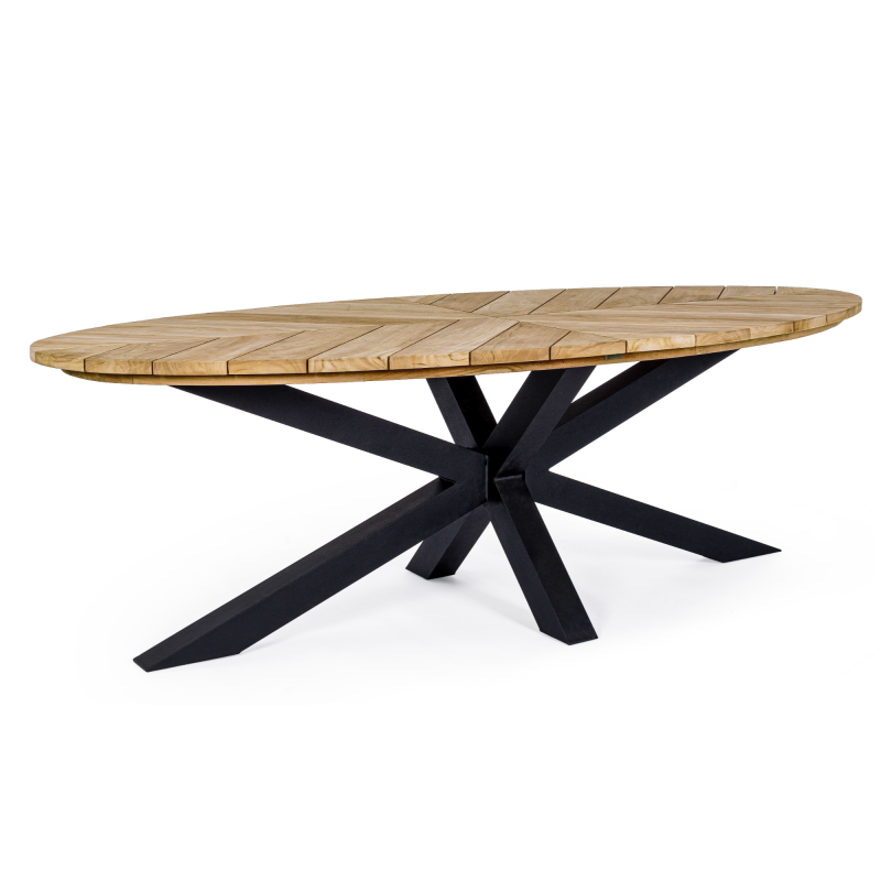 Table ovale teck 240cm - palmdale