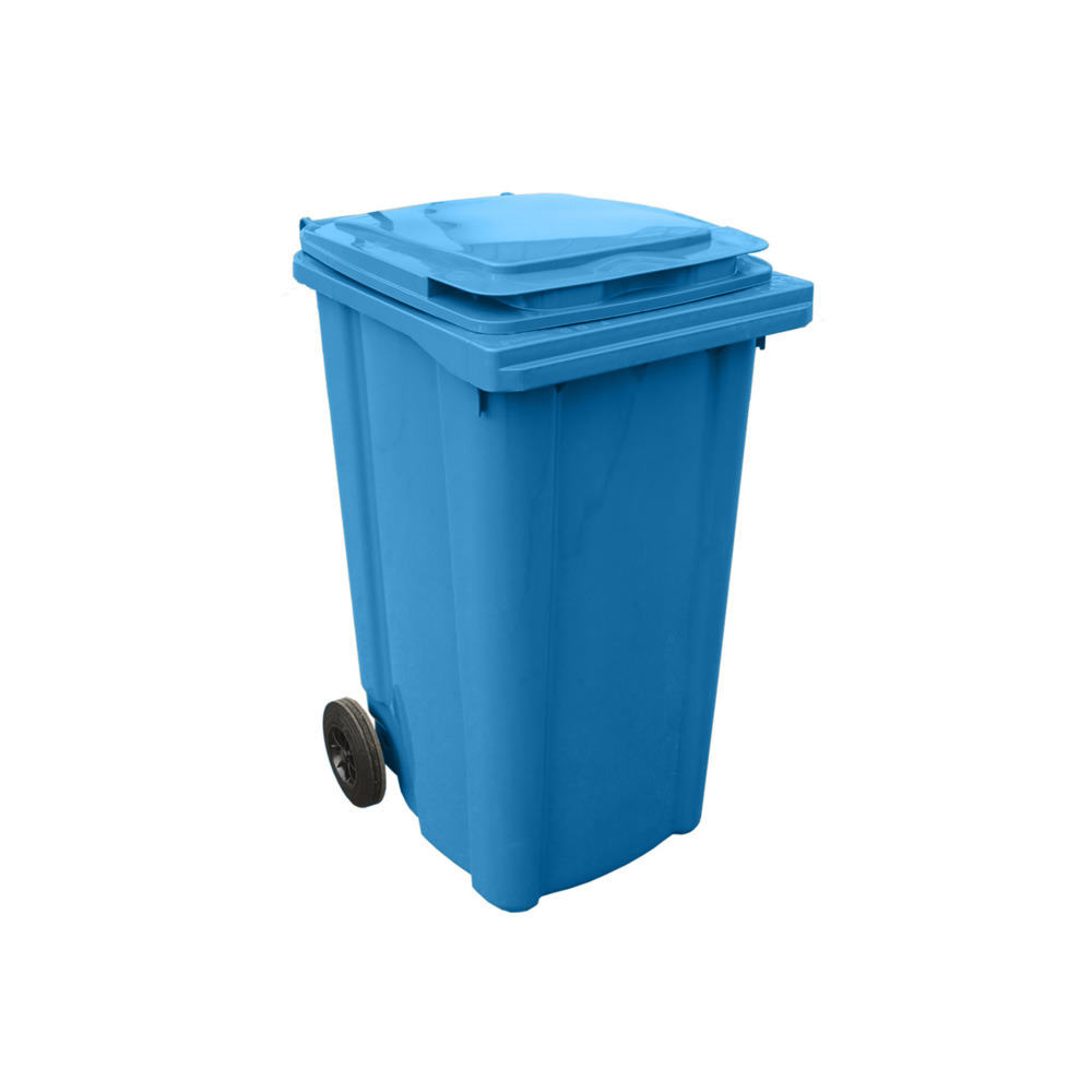 Bac roulant 2 roues premium 240l-lot de 10