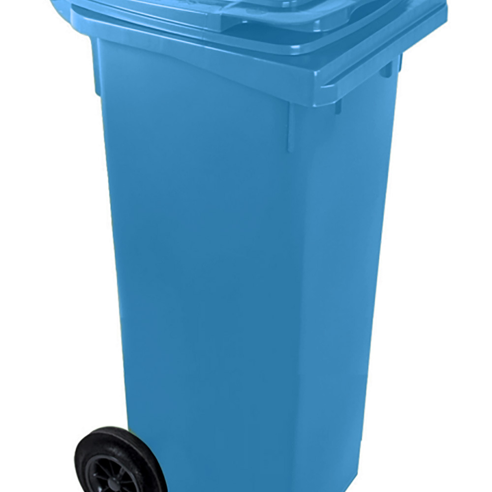 Bac roulant 2 roues premium 140l- lot de 10