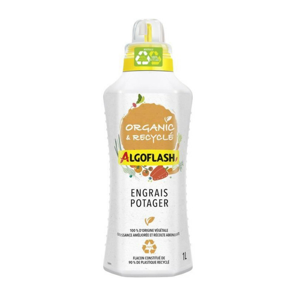 Engrais liquide potager - algoflash naturasol naturasol - organic et recyclé - 1l