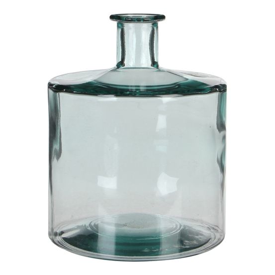 Mica decorations guan vase de bouteille - h26 x ø21 cm - tranparent