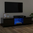 Meuble tv avec lumières led gris brillant 120x30x35,5 cm