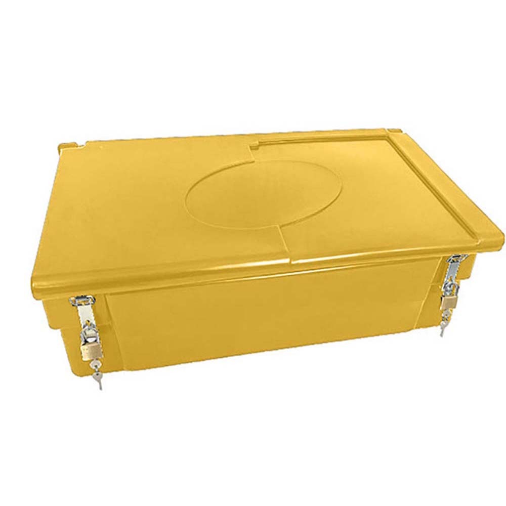 Coffre de jardin 100l avec grenouillères et cadenas