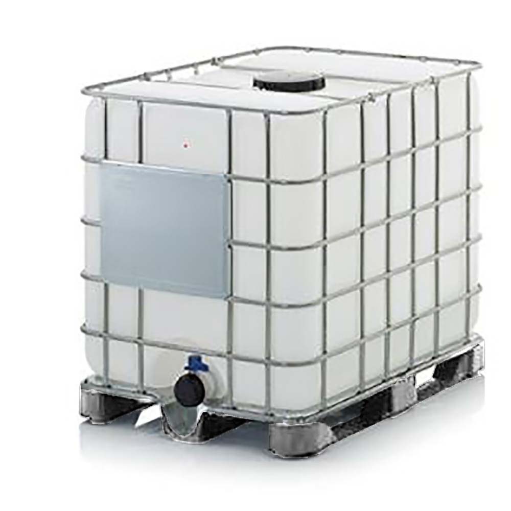 Cuve de stockage 1000l ibc poche rénovée grillage translucide pour liquides hors