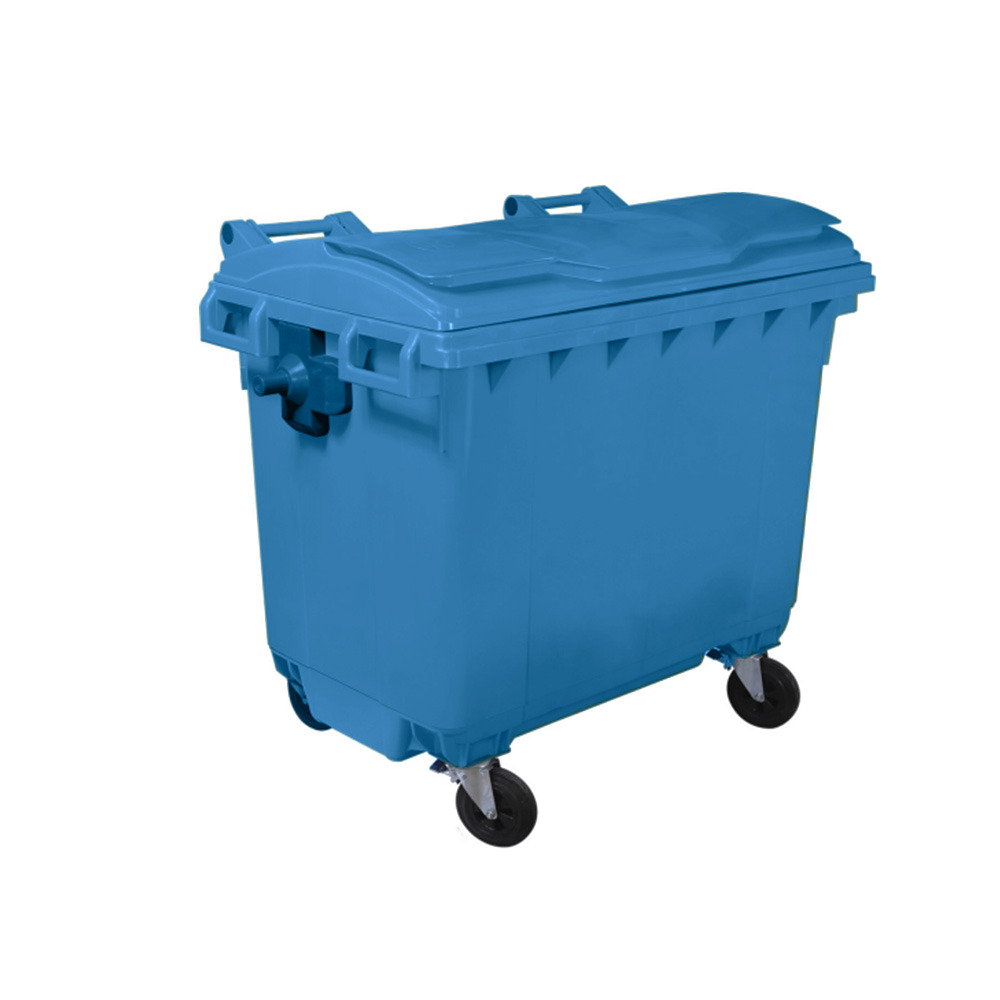 Bac roulant 4 roues premium 660l-lot de 5