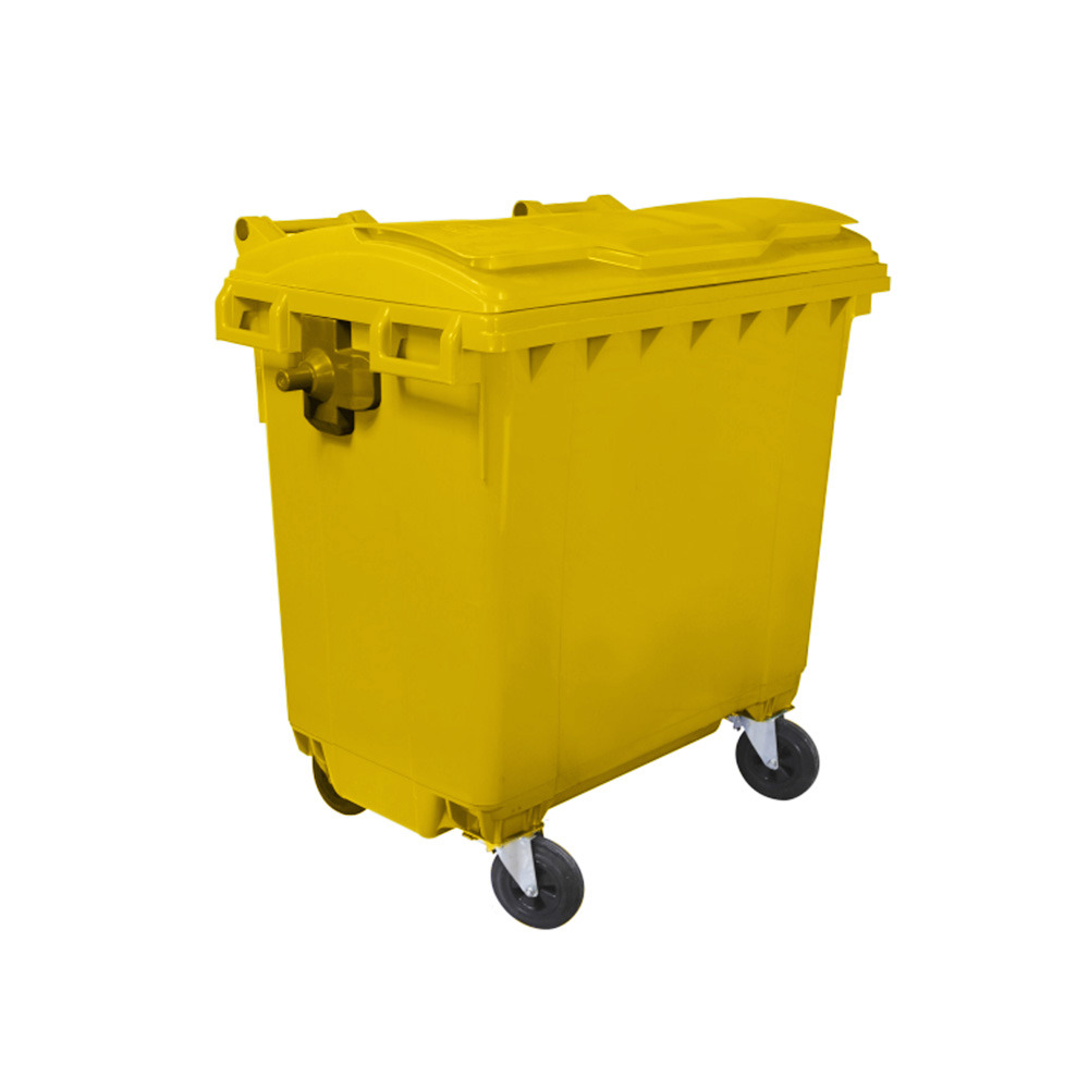 Bac roulant 4 roues premium 770l- lot de 5