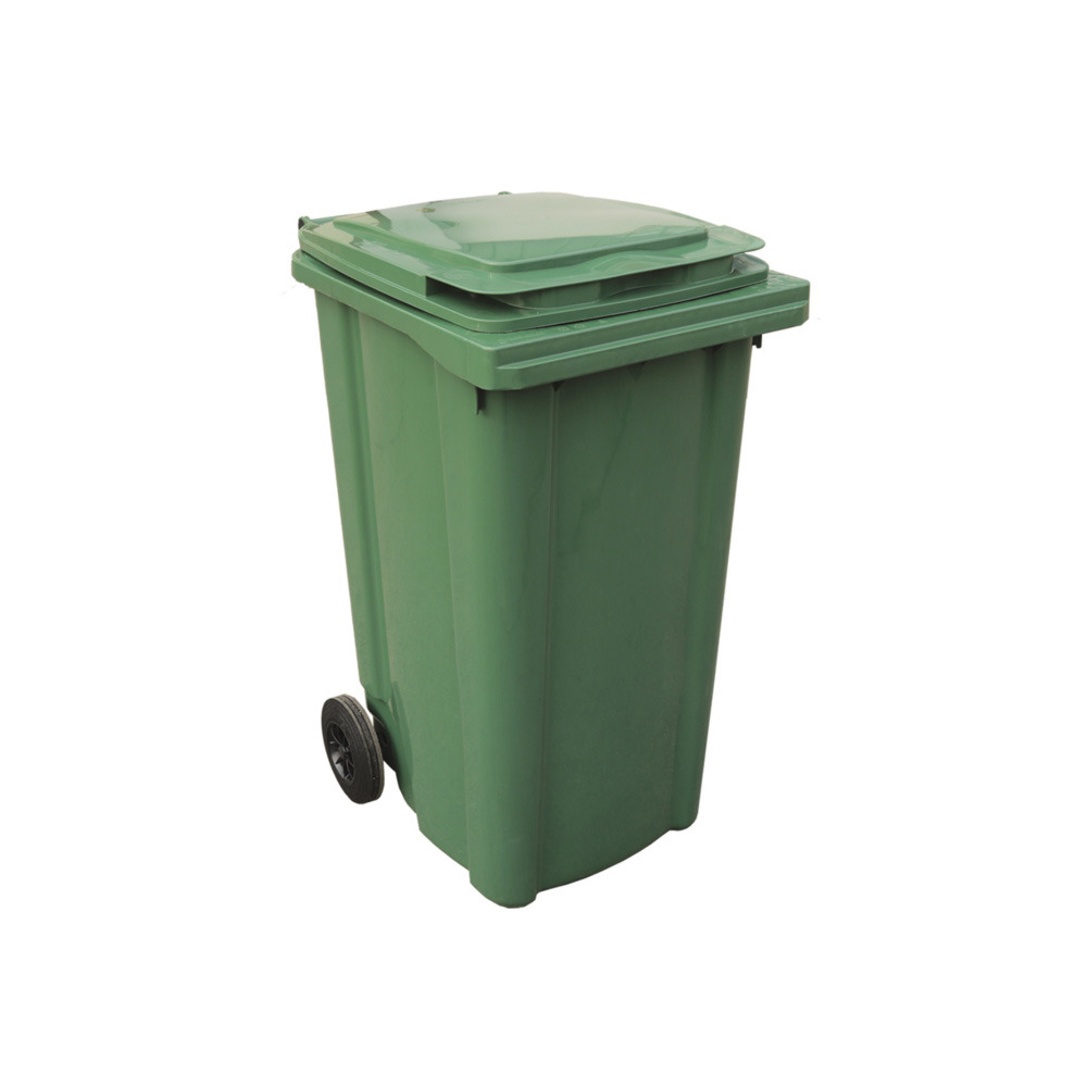 Bac roulant 2 roues premium 240l-lot de 10