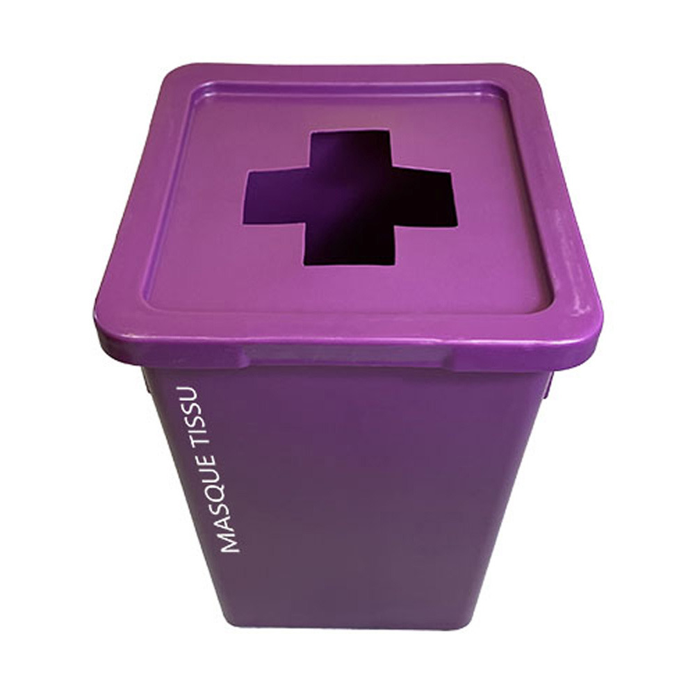 Bac de collecte des déchets trizen