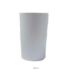 Vase en plastique recyclable int. Et ext. H23cm blanc neige - dimhaut: h 23 cm -
