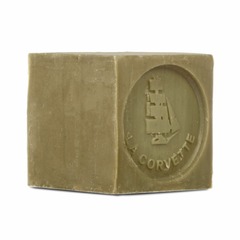Cube de savon de marseille olive - sans emballage - 300g - cosmos natural