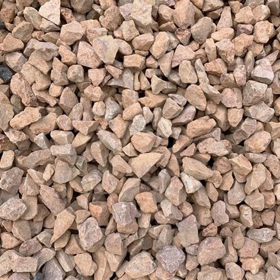 Sac de +/- 800 kg = 10m² gravier rose 15/25