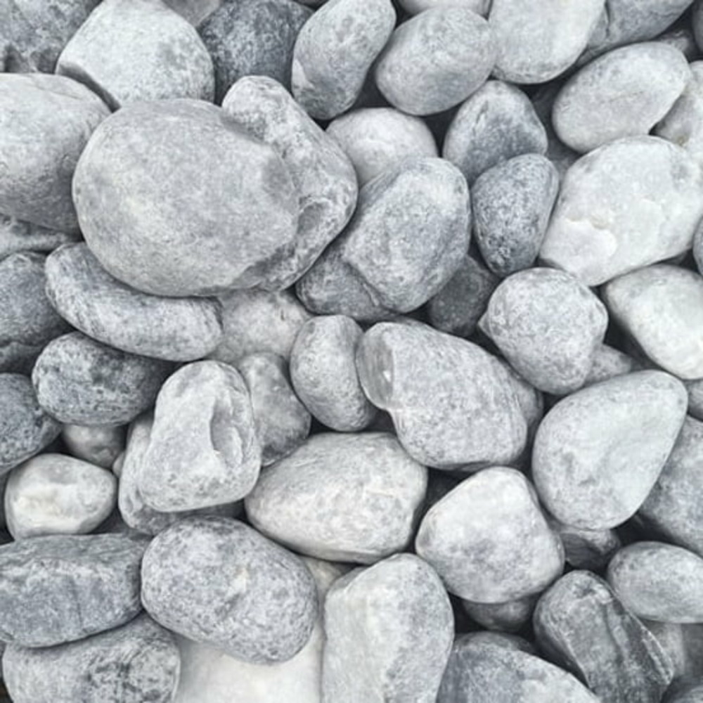 Sac de +/- 1,5t = 10m² galet gris codol nevada 40/60