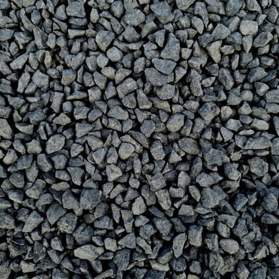 Sac de +/- 400 kg = 5m² gravier gris foncé aggly 6/10 concassé