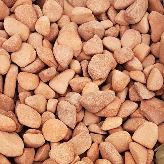 Sac de +/- 1,5t = 20m² gravier briques roulées terracotta 14/20