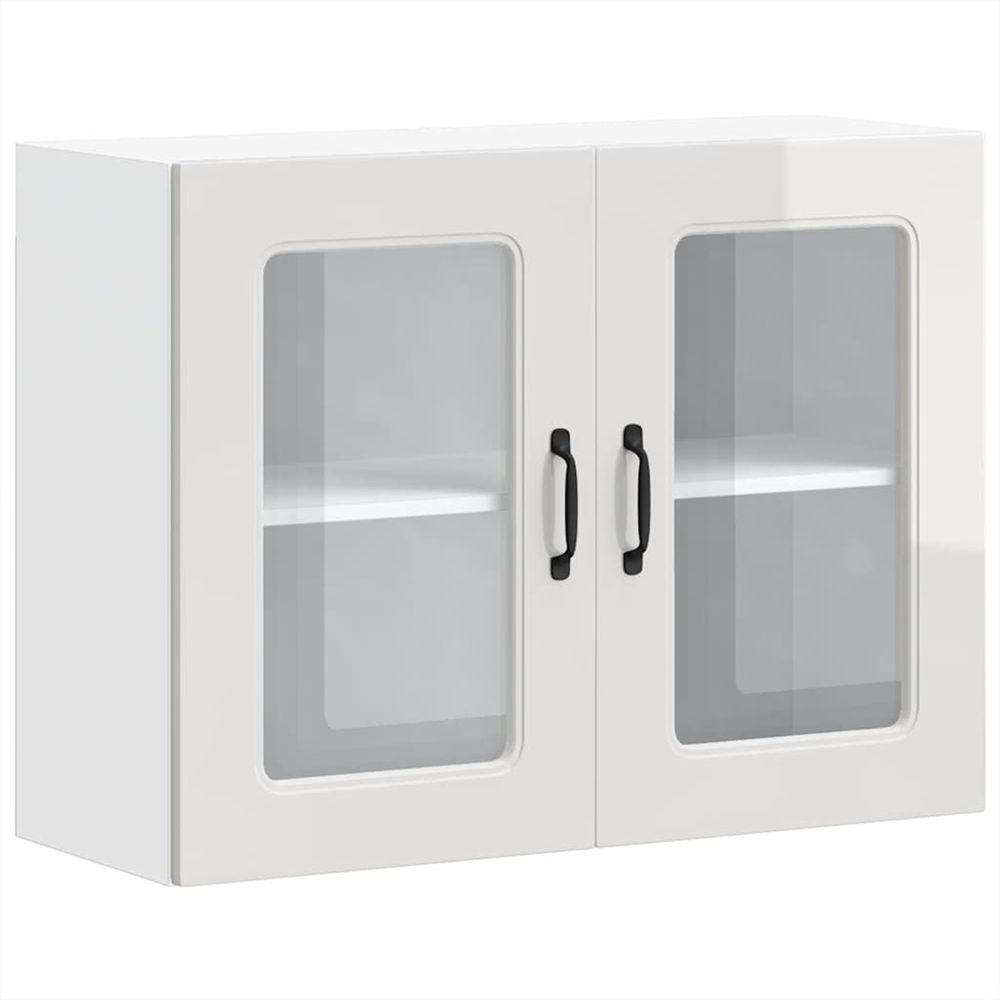 Armoire murale de cuisine avec porte vitrée 