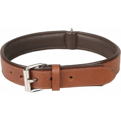 Collier cuir arizona brun taille xl cou de 45-55 cm pour chien.