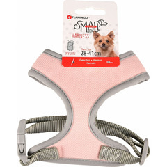 Harnais small dog rose pour chien - Taille XS 28 à 41 cm