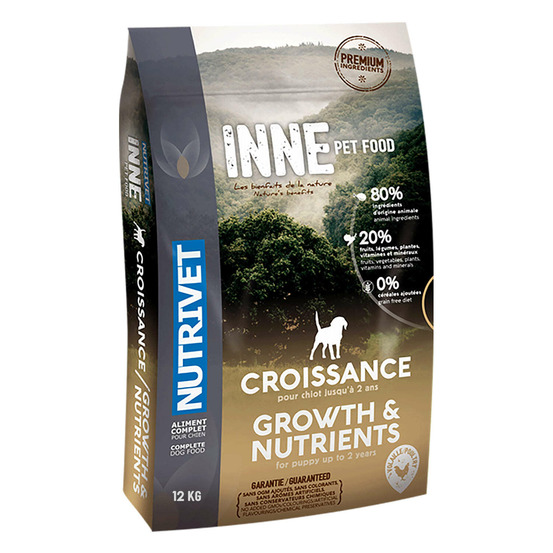 Nutrivet inne croissance - croquettes pour chiot - 12kg