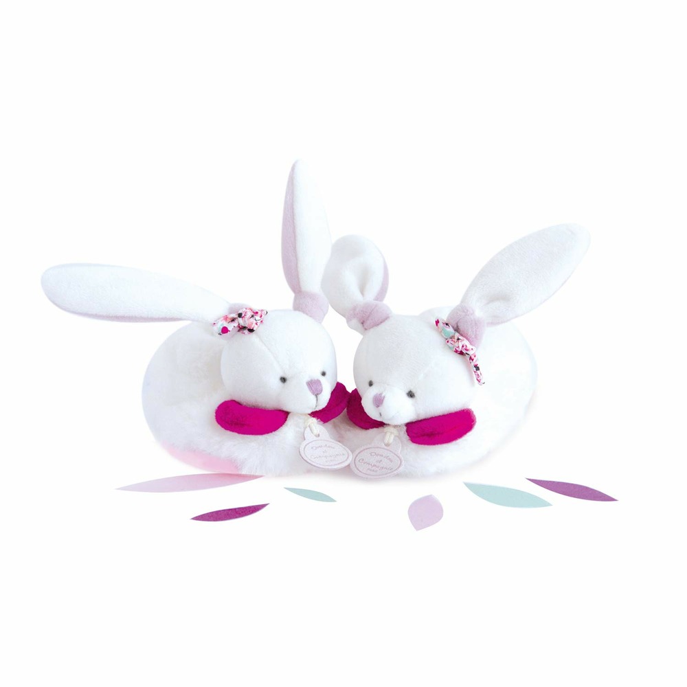 Chaussons cerise le lapin 6-12 mois