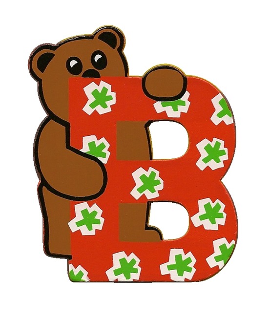 Lettres bois de 7cm - B Vilac