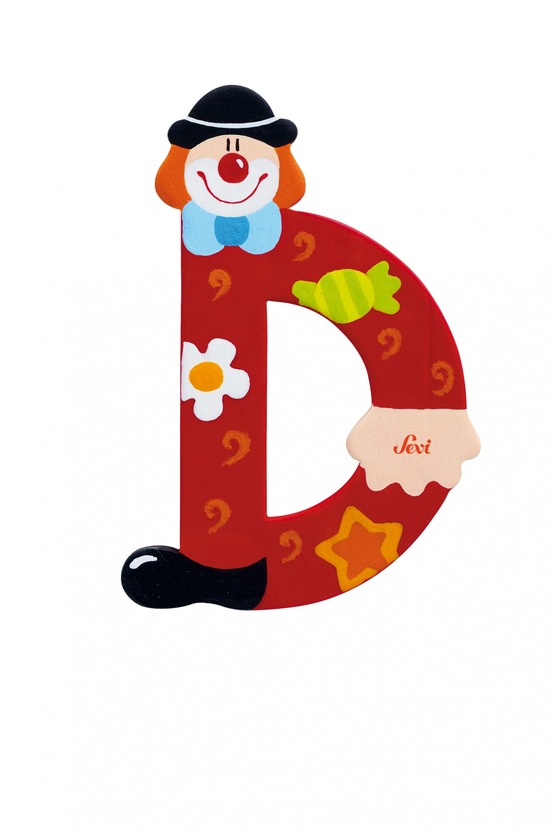 Lettres bois de 10cm - D Vilac
