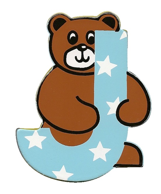 Lettres bois de 7cm - J Vilac