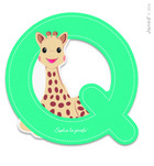 Lettre q sophie la girafe