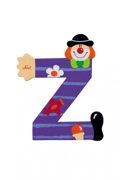 Lettre Z "clown"