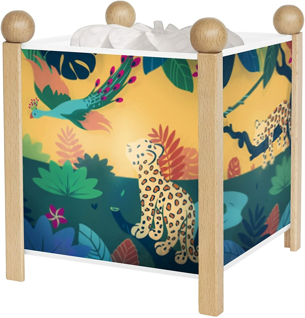 Veilleuse Lanterne Magique Savane naturel