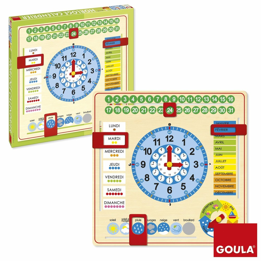 Calculatrice de voyage mondiale alarme mondiale horloge en métal moulé