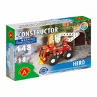 Constructor hero - camion de pompier