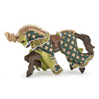 Figurine cheval du maître des armes cimier dragon