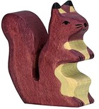 Figurine écureuil brun