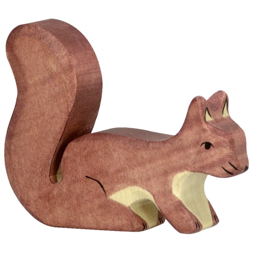 Figurine ecureuil brun