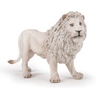 Figurine grand lion blanc