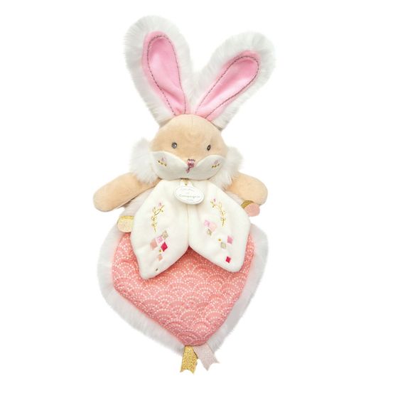 Doudou Lapin de sucre rose