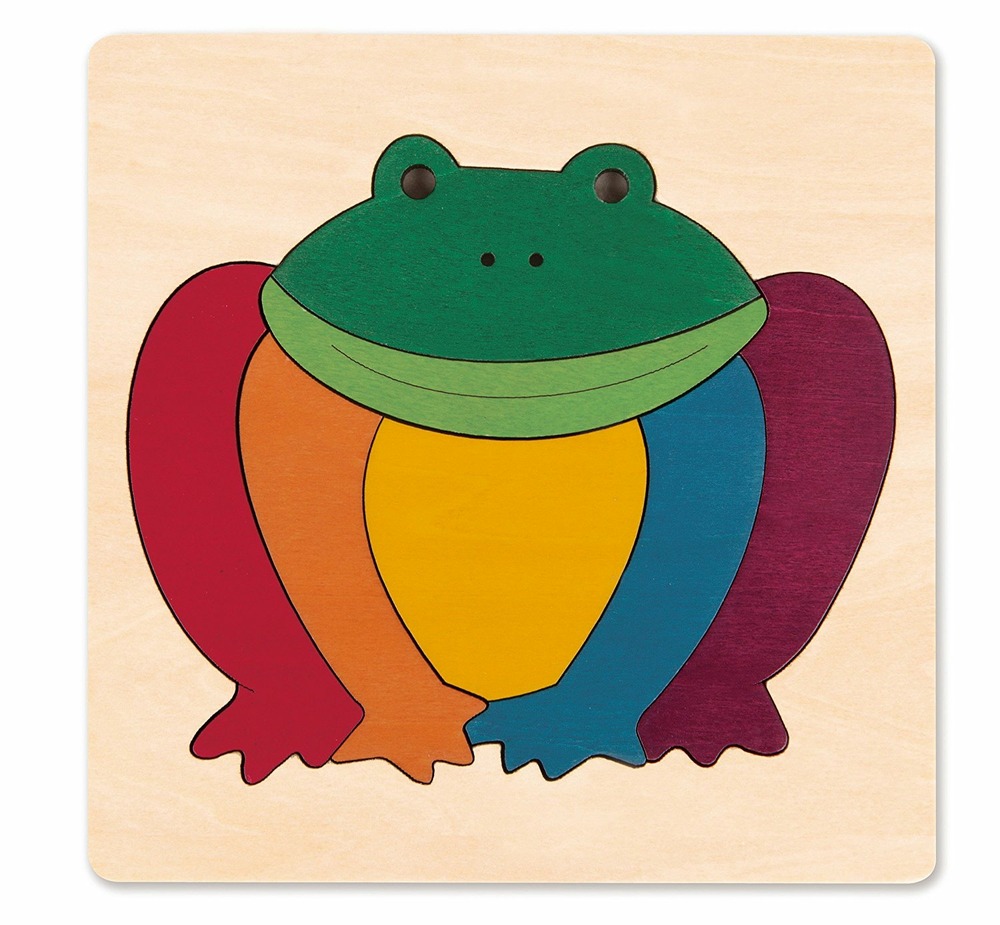 Puzzle - Grenouille arc-en-ciel