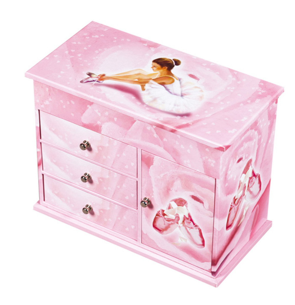 Commode Ã  Musique Ballerine Rose