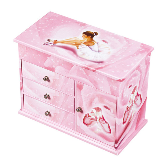 Commode à Musique Ballerine Rose