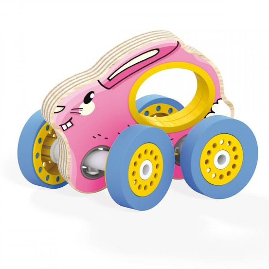 Véhicule bois - Lapin